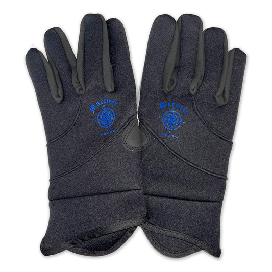 Mariner Full Fingers Neop Sailing Gloves Black/Gray Size L - 641015