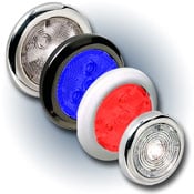 Attwood Stainless Steel Bezel Blue Led U/W Light