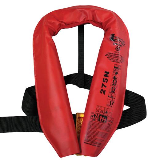 Lalizas Inflatable Lifejacket Lamda, Auto, 275N, w/ Zipper, SOLAS/MED