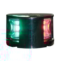 Lalizas FOS LED 12 Bi-colour Light, Deck mounted, w/ Black Housing