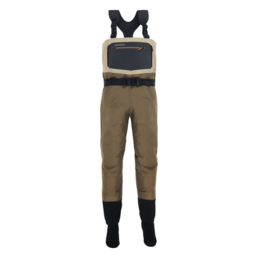 Grundens Men's Boundary Stockingfoot Wader Stone/Otter Size XL TALL (12-13) - 90000-356