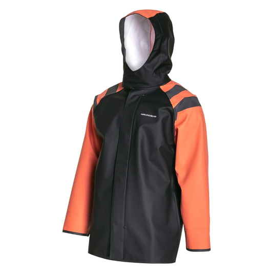Grundens Balder Zip Jacket Orange Size XS - 10151