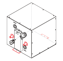 Kuuma Water Heater 6G 240V Fr/Bk Mnt