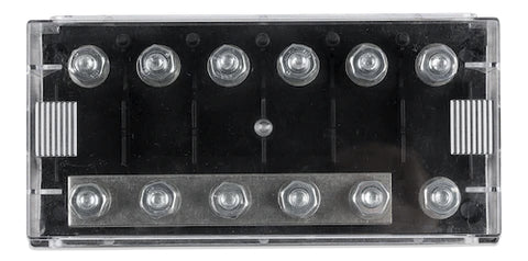 Victron Fuse Holder 6-Way for MEGA Fuse - 250A Total - CIP050060000