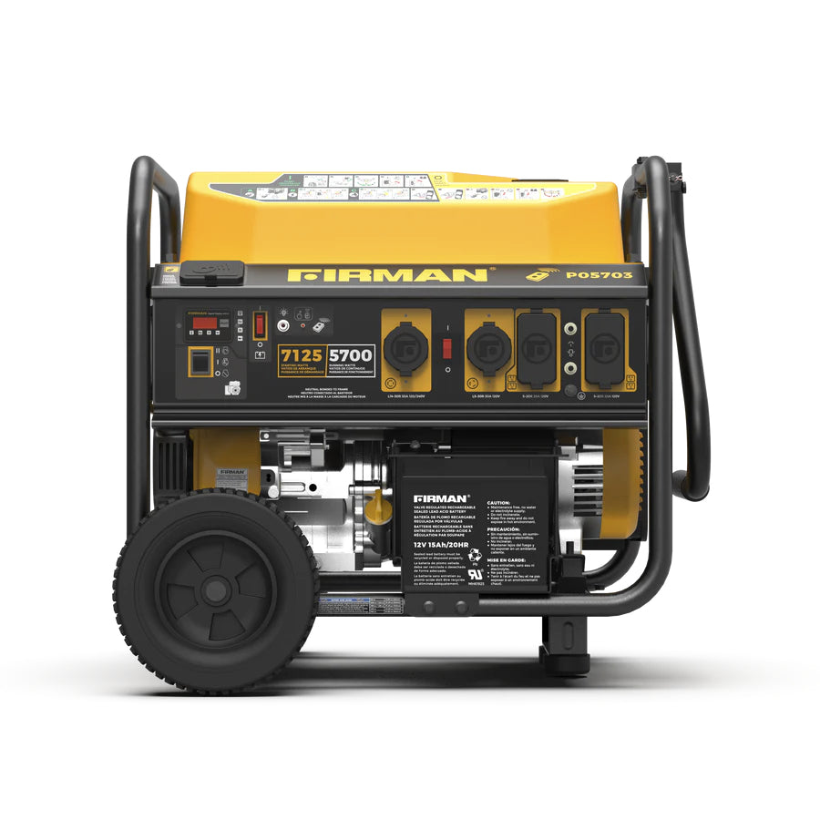 Firman Gas Portable Generator Performance Series 5700W - P05703