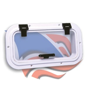 Beckson Stow Away Hatch 4 X10 White
