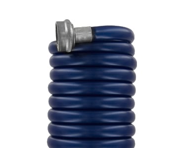 Plastair 50'Trans.Blue Spring Hose