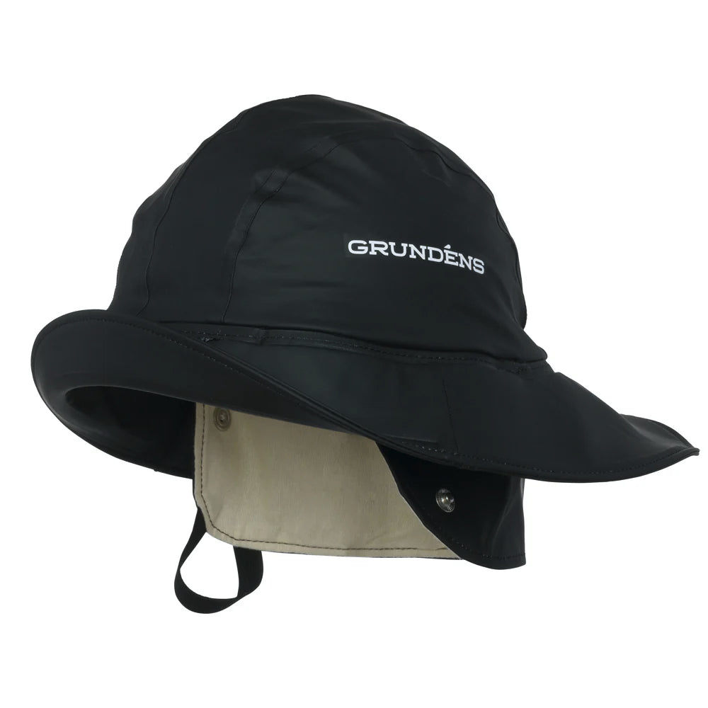 Grundens Sou'Wester Sandhamn 21 Fishing Hat Black - Size L