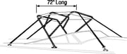 Attwood Bimini Frame Only 72H 75-81W