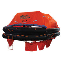 LALIZAS Liferaft SOLAS OCEANO,Throw-overboard Type,20 prs,canister (A)