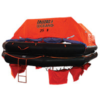 LALIZAS Liferaft SOLAS OCEANO,Throw-overboard Type,25 prs,canister (A)