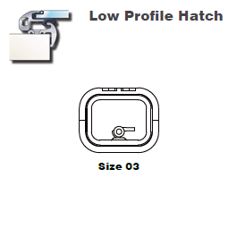 Lewmar Hatch Lo-Profile Size 03