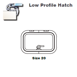 Lewmar Hatch Lo-Profile Size 20