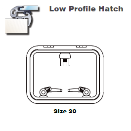 Lewmar Hatch Lo-Profile Size 30