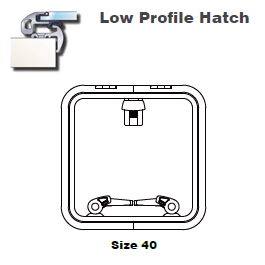 Lewmar Hatch Lo-Profile Size 40
