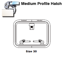 Lewmar Hatch Med.Profile Size 30