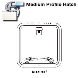 Lewmar Hatch Med.Profile Size 44
