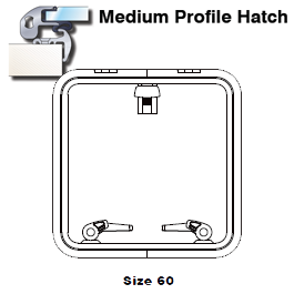 Lewmar Hatch Med.Profile Size 60