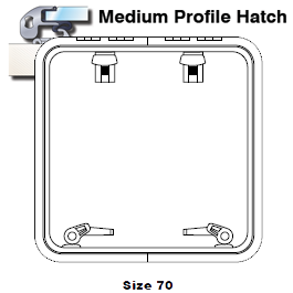 Lewmar Hatch Med.Profile Size 70
