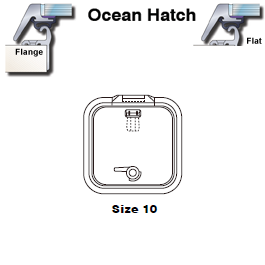 Lewmar Hatch Ocean 10 Flat
