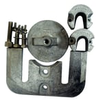 Martyr Anodes Alum Merc Kit - Bravo 2/3