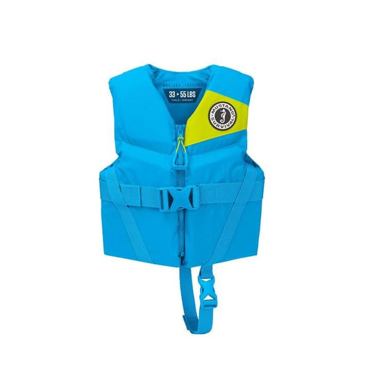 Mustang Rev Child Foam Vest Azure Blue MV3565