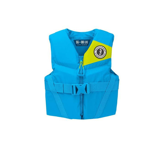 Mustang Rev youth Foam Vest Azure Blue MV3570