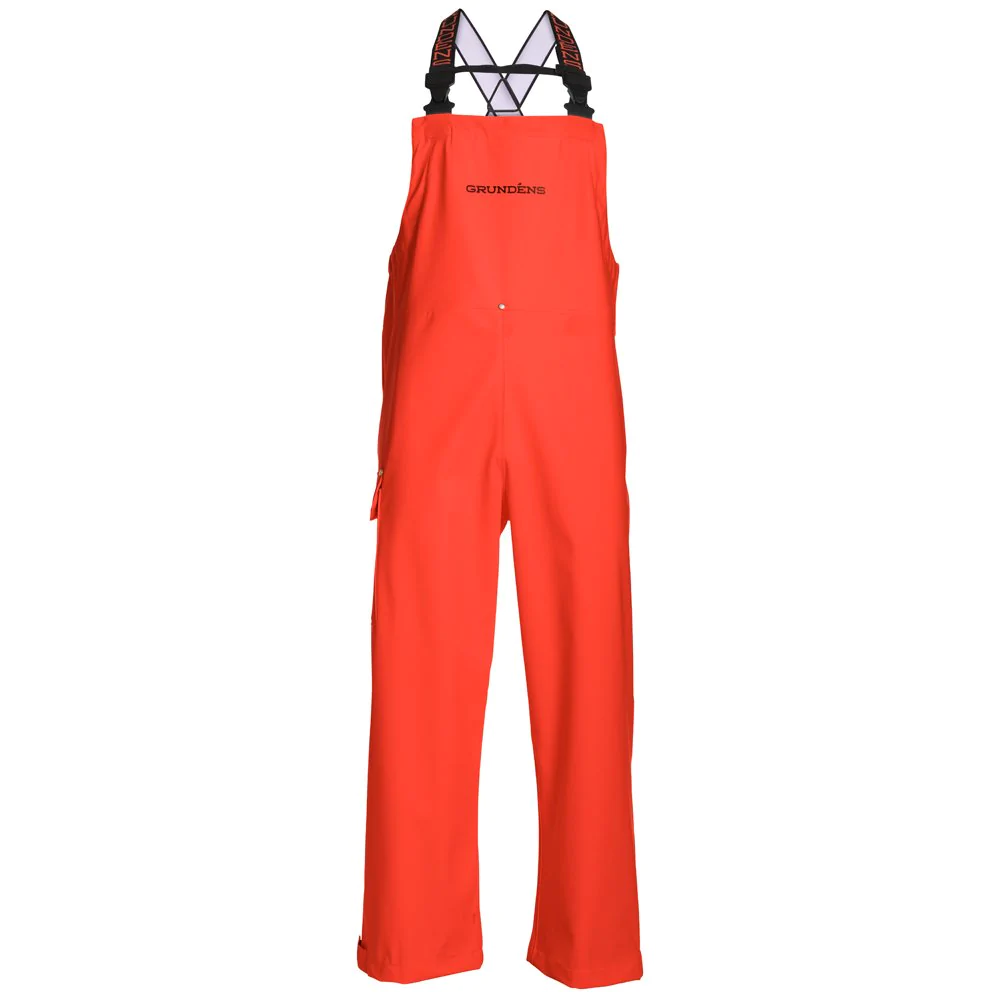 Grundens Neptune 509 Commercial Fishing Bib Pants Orange Size XXL - 10075