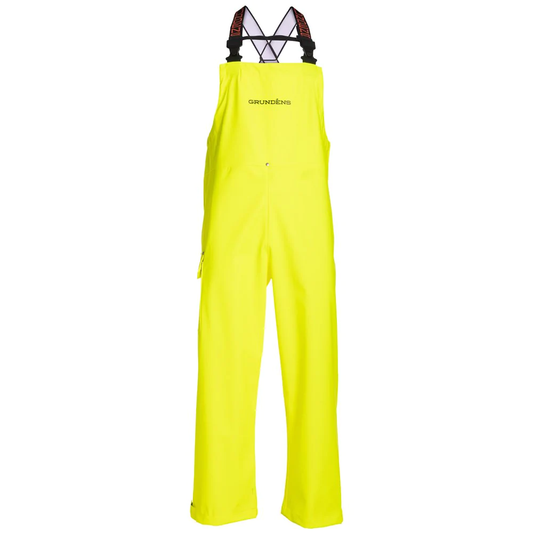 Grundens Neptune 509 Commercial Fishing Bib Pants Hi-Vis Yellow Size XXL - 10075