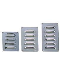 Perko Vent Louvered Chrome 5-3/8X4