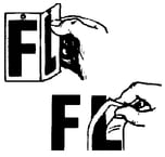 Seachoice Letter-Black F-10 Pack