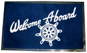 Seachoice Welcome Aboard Mat-Navy