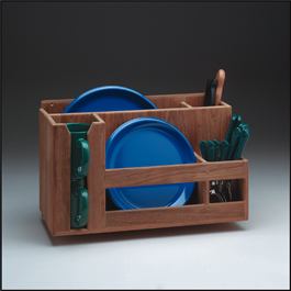 Whitecap Teak Holder Dish And Cup