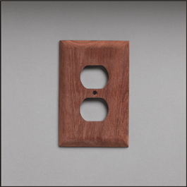 Whitecap Teak Outlet Cover 2/Pk