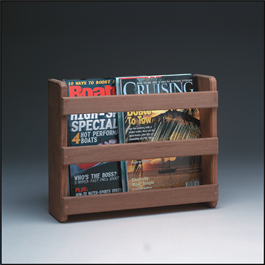 Whitecap Teak Rack Magazine