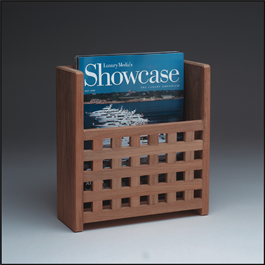 Whitecap Teak Rack Magazine Grate Front