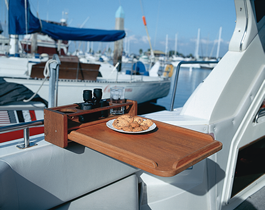 Whitecap Teak Table Cockpit Removeable